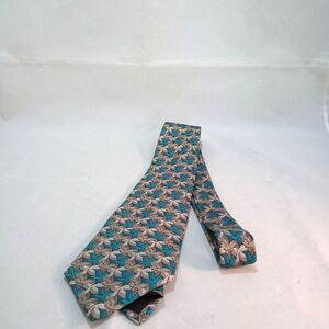 Men's Boxelder Company Milwaukee Silk Tie Necktie Art of MC Escher WHITE DOVES
